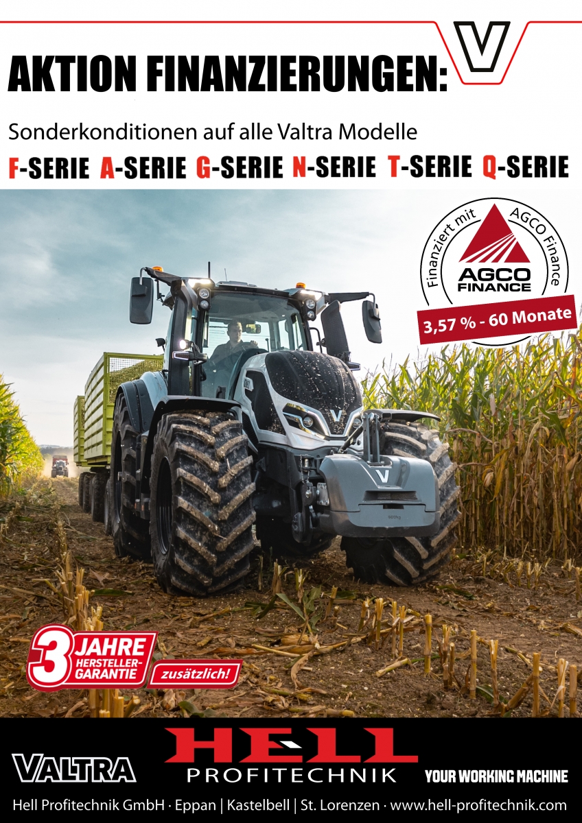 Aktion Finanzierung VALTRA Modelle